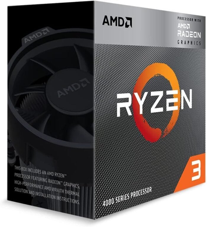 AMD RYZEN 3 4300G QUAD CORE / 6 THREADS fino a 4.0Ghz