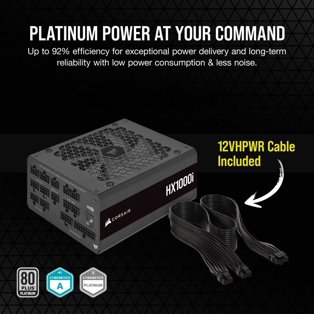 CORSAIR HX1000i - 1000W 80+ PLATINUM
