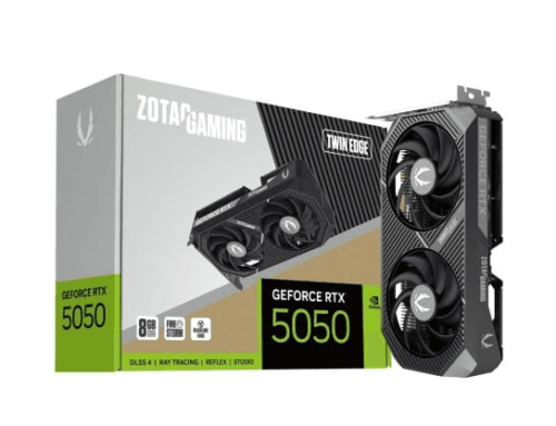 ZOTAC NVIDIA RTX 5050 TWIN EDGE 8GB GDDR6